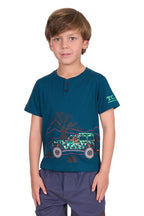 Thomas Cook Boys Lucas S/S Henley Tee (T5S3517123) Blue Ocean
