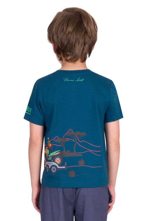 Thomas Cook Boys Lucas S/S Henley Tee (T5S3517123) Blue Ocean