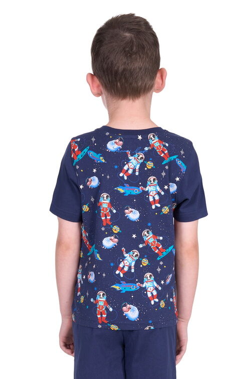 Thomas Cook Boys Galaxy S/S Pyjamas (T5S3901PJS) Navy