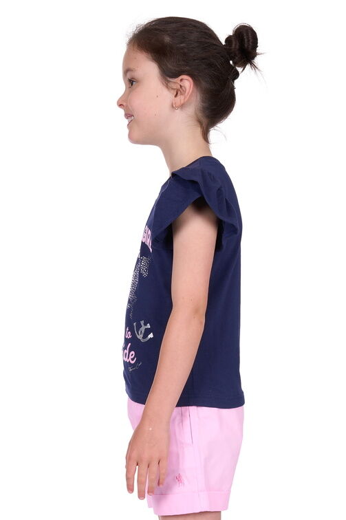 Thomas Cook Girls Heidi S/S Tee (T5S5503109) Navy