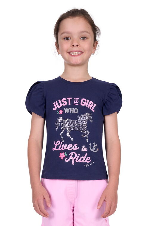 Thomas Cook Girls Heidi S/S Tee (T5S5503109) Navy