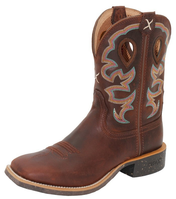 Twisted X Womens 9" Tech X2 Western Boots (TCWXTR011) Choc Truffle/Choc Truffle