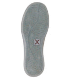 Twisted X Mens Canvas Slip On Moccasin Shoes (TCMRC0001) Khaki