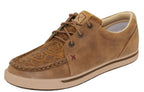 Twisted X Womens Leather Loper Lace Up Shoes (TCWCA0023) Almond