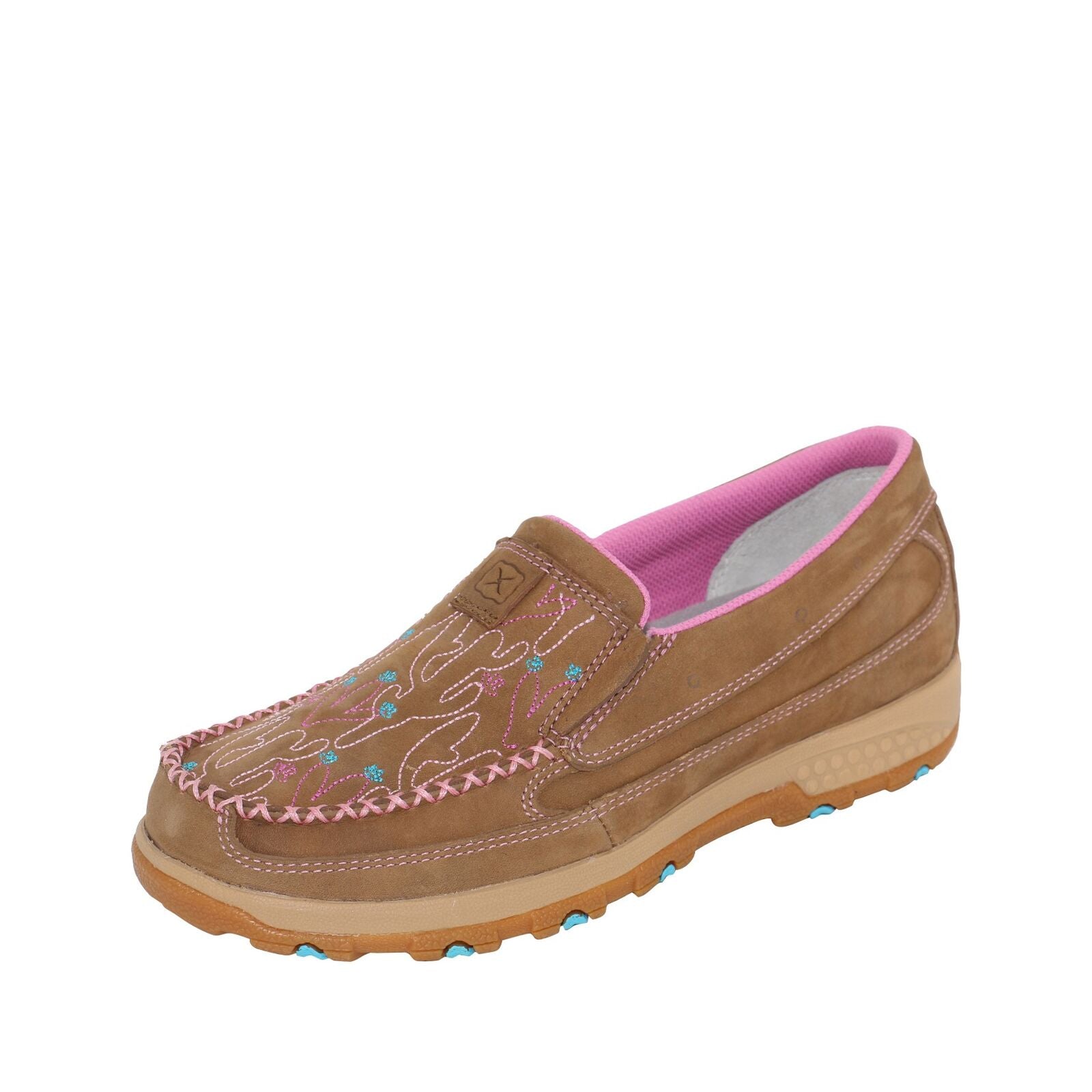 Twisted X Womens Cactus Cellstretch Slip On Shoes (TCWXC0066) Brown/Multi
