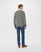 R.M.Williams Mens Tweedale Rugby (KR200JS3P01) Navy Cream [SD]