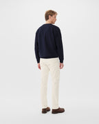 R.M.Williams Mens Gladstone Crew Neck Jumper (KC400FLQ801) Dark Navy [SD]