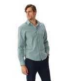 R.M.Williams Mens Classic L/S Shirt (SH201PLS601) Green Blue