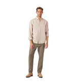 R.M.Williams Mens Classic L/S Shirt (SH201LI8301) Oatmeal