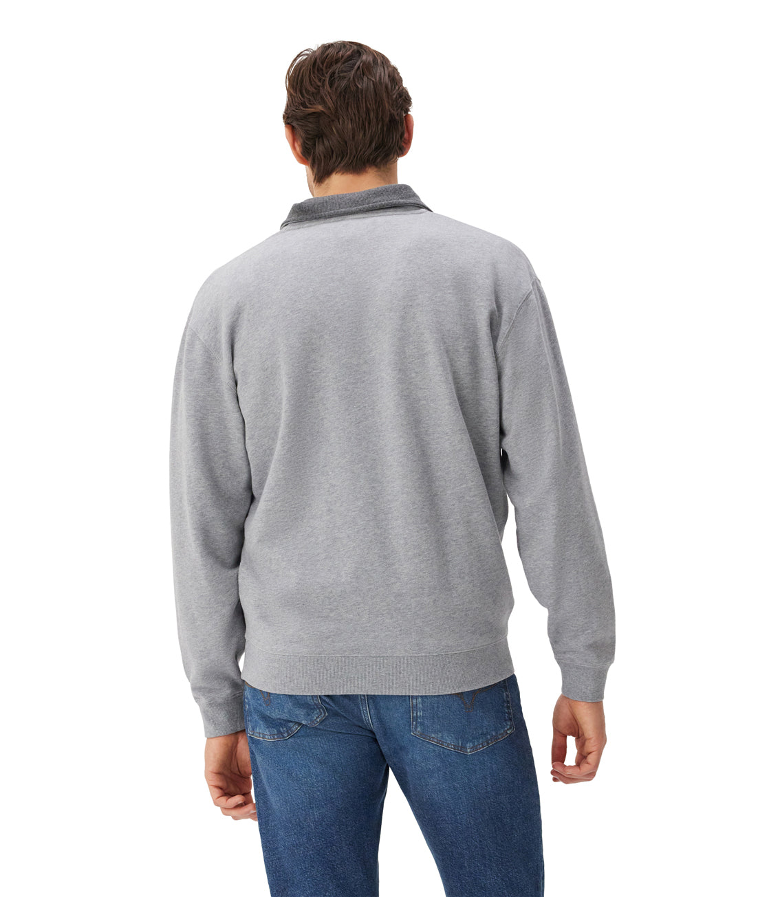 R.M.Williams Mens Mulyungarie Sweatshirt (KZ400LJS201) Grey Marle
