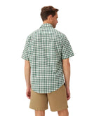 R.M.Williams Mens Classic S/S Shirt (SH211CB6501) Green White