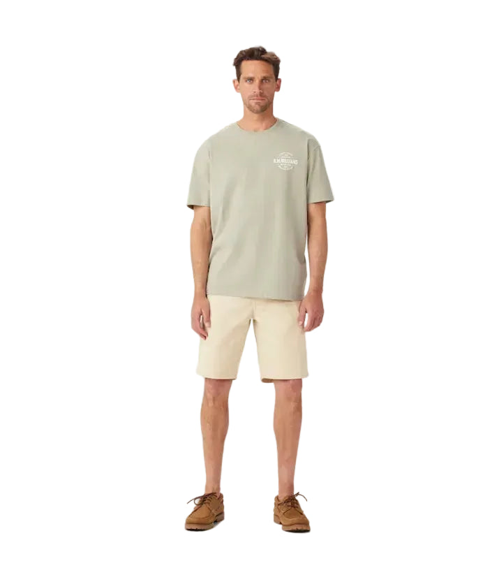 R.M.Williams Mens Prospect S/S Tee (KD410JEY801) Seafoam