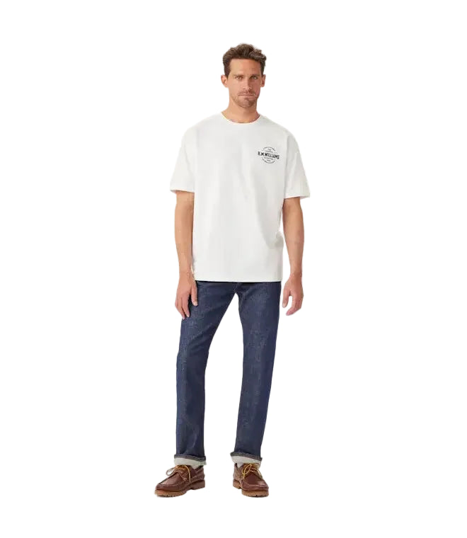 R.M.Williams Mens Prospect S/S Tee (KD410JE3701) White