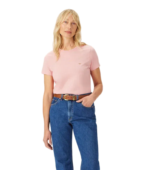 R.M.Williams Womens Piccadilly S/S Tee (KD810JE9601) Rose