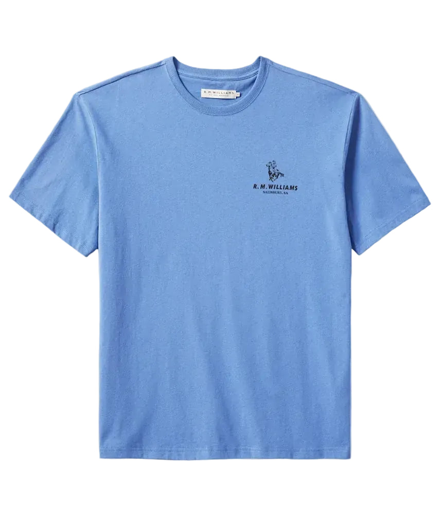 R.M.Williams Mens Banner S/S Tee (KD410JEM301) French Navy