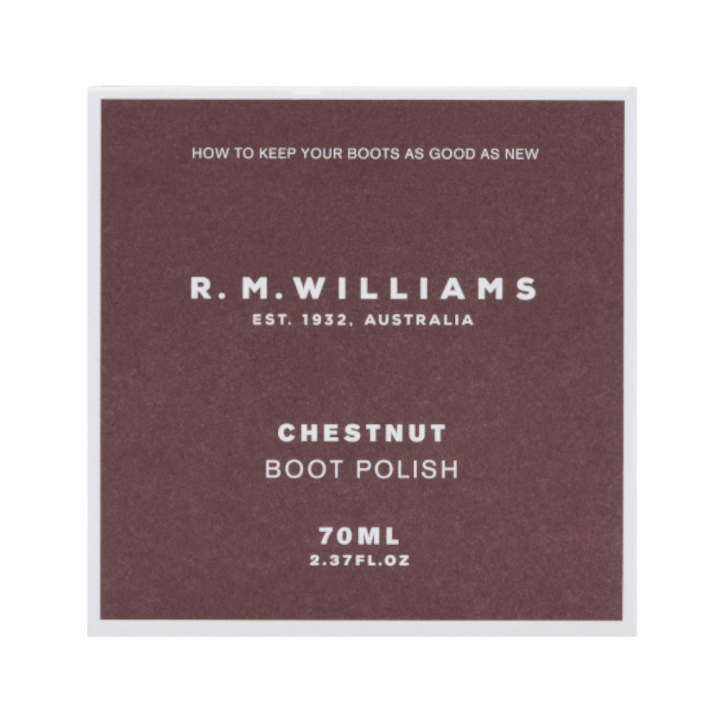 R.M.Williams Stockman's Boot Polish (CC244BP4101) Chestnut 70ml