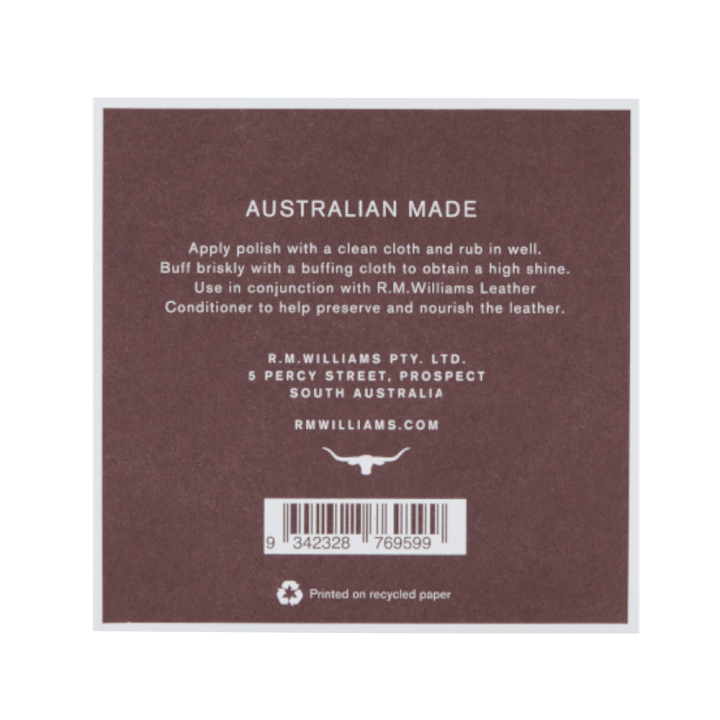 R.M.Williams Stockman's Boot Polish (CC244BP4101) Chestnut 70ml