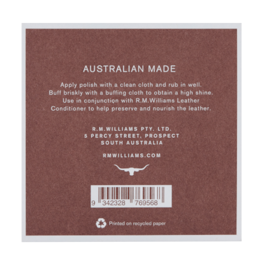 R.M.Williams Stockman's Boot Polish (CC244BP2301) Dark Tan 70ml