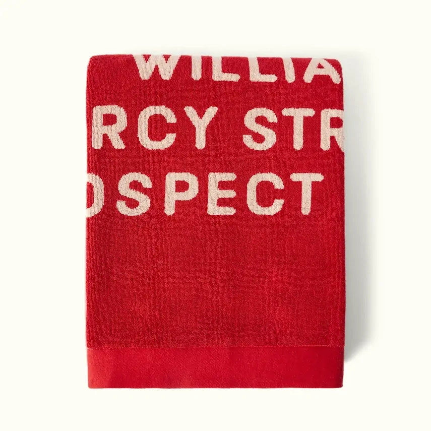R.M.Williams 1932 Beach Towel (AOL90CO2M01) Brick