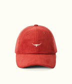 R.M.Williams Mini Longhorn Cord Cap (ACX9OCR05) Crimson