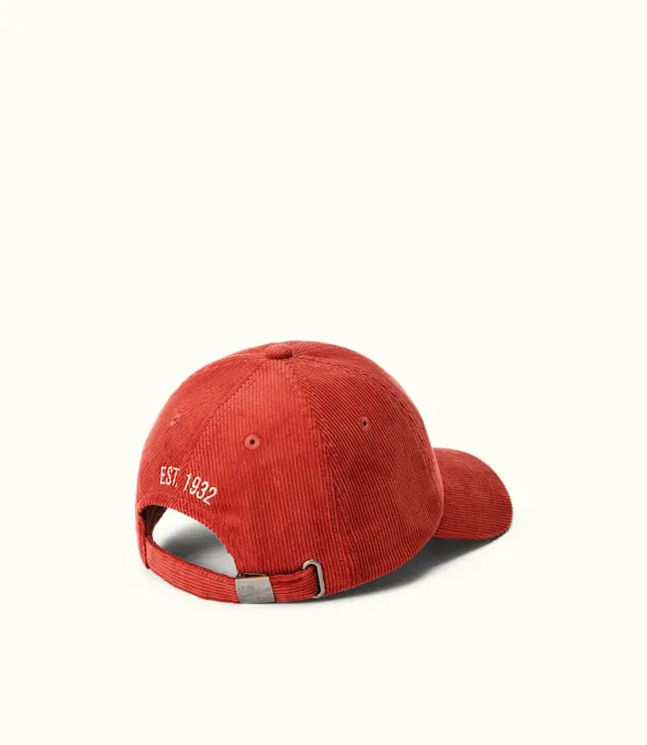 R.M.Williams Mini Longhorn Cord Cap (ACX9OCR05) Crimson