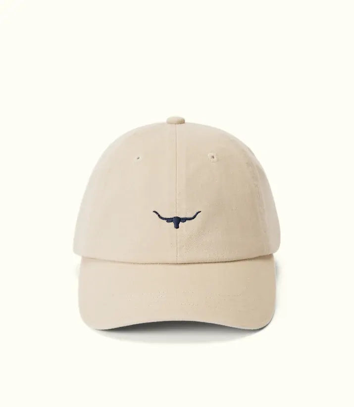 R.M.Williams Mini Longhorn Twill Cap (ACX9OWI13) Ecru
