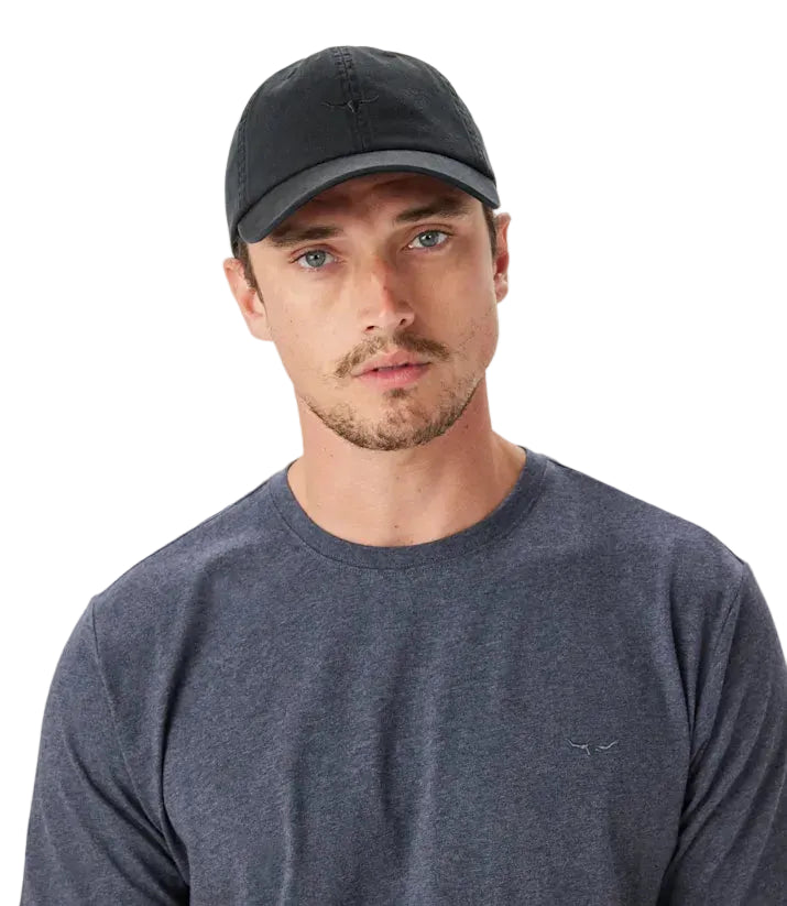 R.M.Williams Mini Longhorn Twill Cap (ACX9OWI13) Pewter