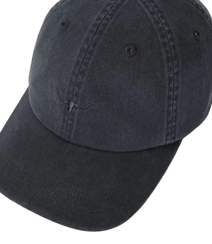 R.M.Williams Mini Longhorn Twill Cap (ACX9OWI13) Pewter