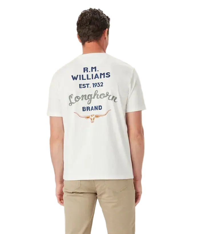 R.M.Williams Mens Trio S/S Tee (KD210JE51) White