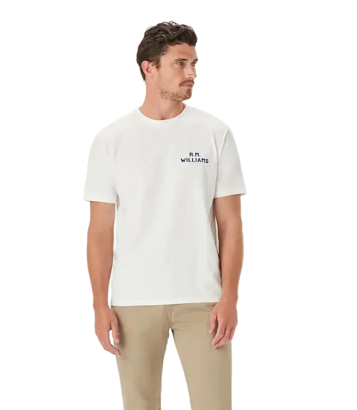 R.M.Williams Mens Trio S/S Tee (KD210JE51) White