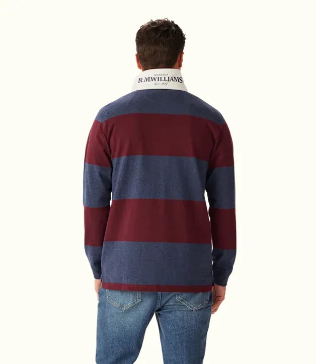 R.M.Williams Mens Tweedale Rugby (KR200RJ07) Red/Blue [SD]