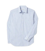 R.M.Williams Mens Regular Poplin Stripe L/S Shirt (SH201PM02) Blue/White