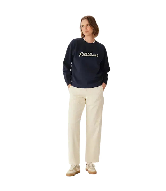 R.M.Williams Womens Lasso Brushed Sweatshirt (KC800BB02) Navy