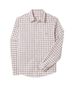 R.M.Williams Mens Classic Twill Check L/S Shirt (SH201WL04) White/Red/Navy