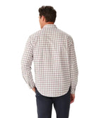 R.M.Williams Mens Classic Twill Check L/S Shirt (SH201WL04) White/Red/Navy