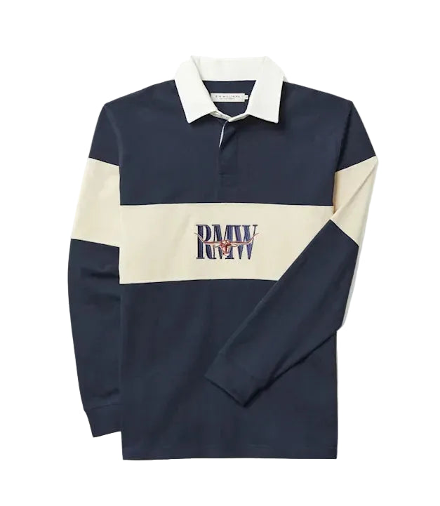 R.M.Williams Mens Heritage Rugby (KR200RJ11) Navy Sand