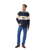 R.M.Williams Mens Heritage Rugby (KR200RJ11) Navy Sand