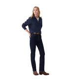 R.M.Williams Womens Trickett 1/4 Zip Sweatshirt (KZ800FL4503) Navy