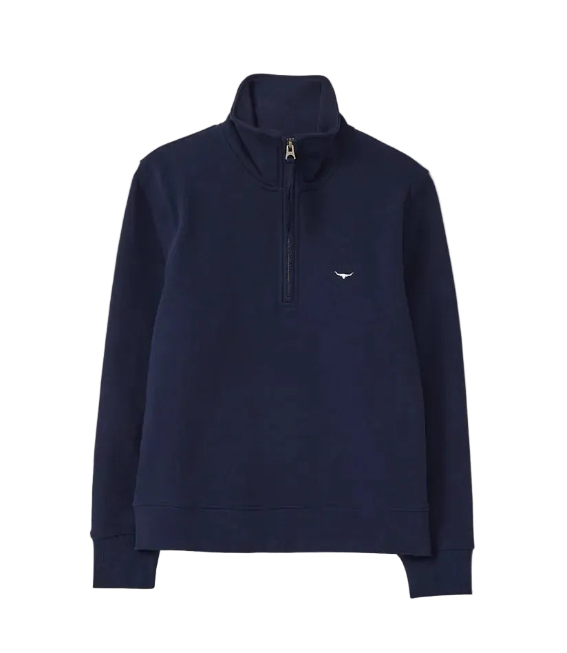 R.M.Williams Womens Trickett 1/4 Zip Sweatshirt (KZ800FL4503) Navy