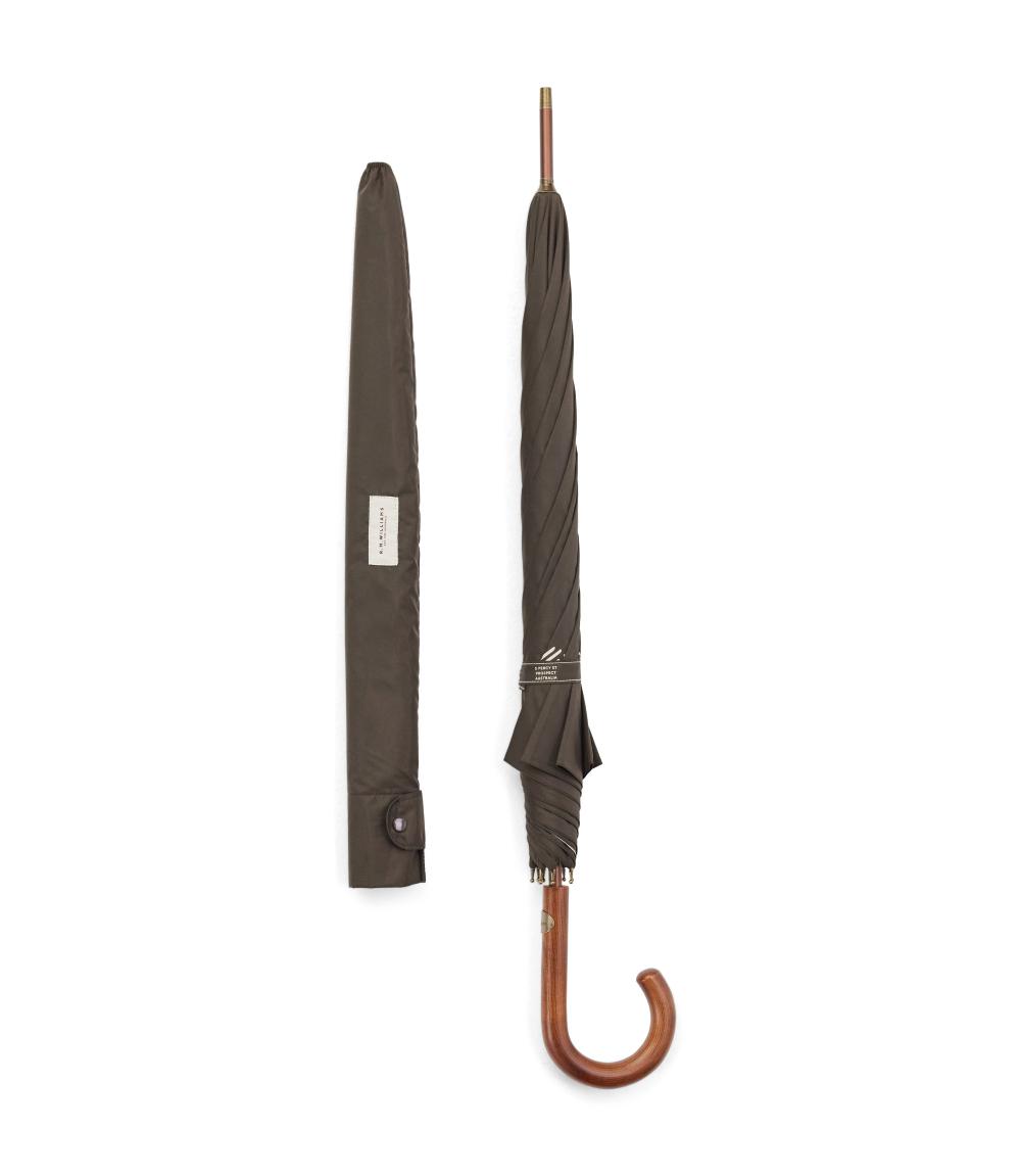 R.M.Williams City Umbrella (LSLCOPY01) Chestnut