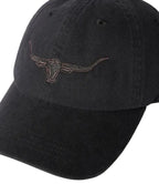 R.M.Williams Longhorn Twill Cap (ACX9OWI02) Black Wash