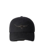 R.M.Williams Longhorn Twill Cap (ACX9OWI02) Black Wash