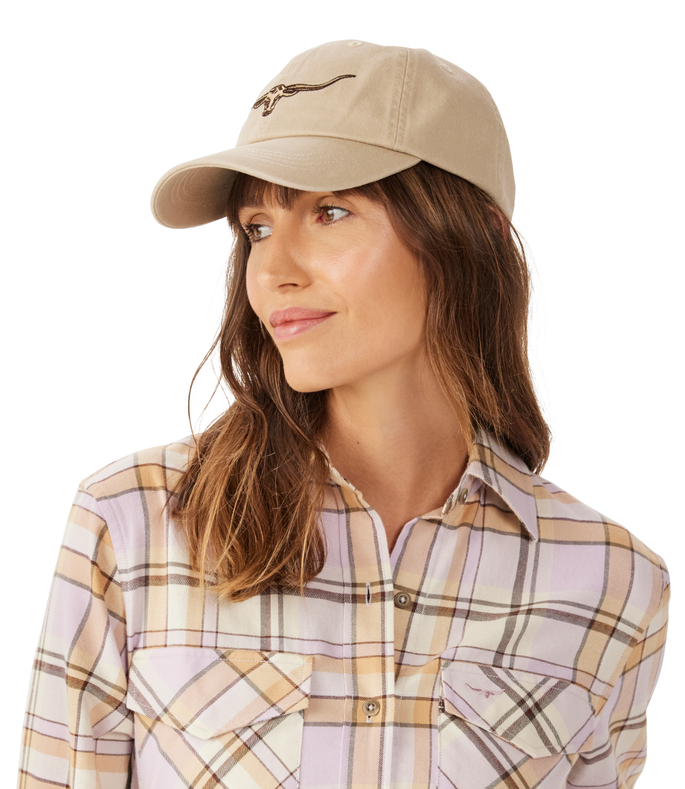 R.M.Williams Longhorn Twill Cap (ACX9OWI20) Ecru