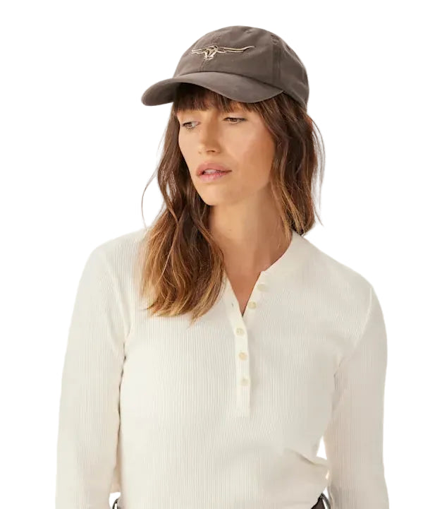 R.M.Williams Longhorn Twill Cap (ACX9OWI02) Silt