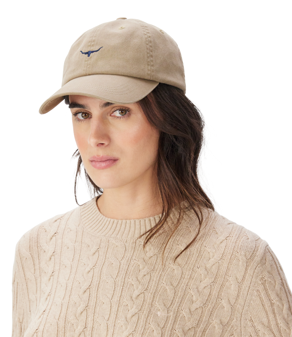 R.M.Williams Mini Longhorn Twill Cap (ACX9OWI22) Aubergine