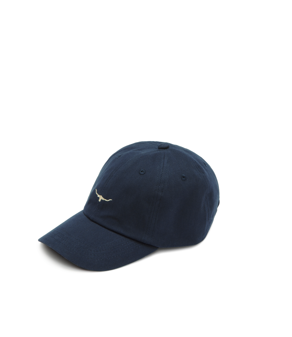 R.M.Williams Mini Longhorn Twill Cap (ACX9OWI22) Blue Wash