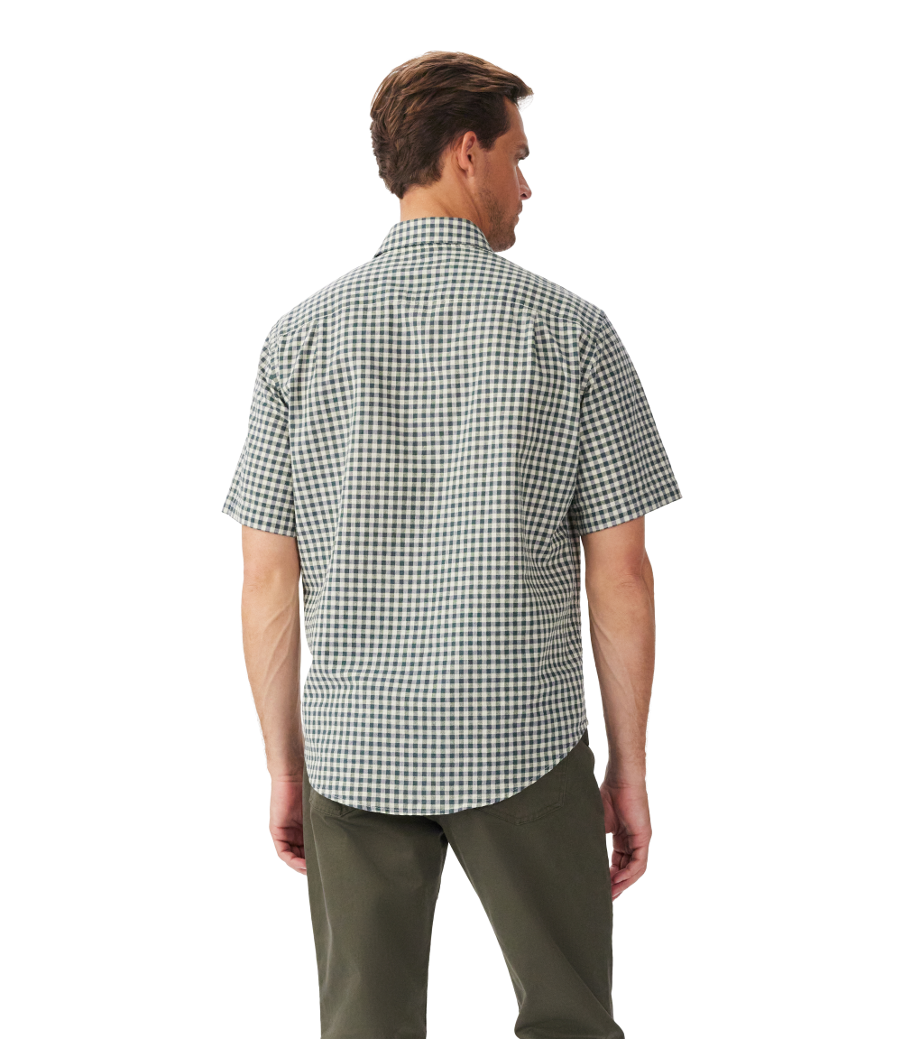 R.M.Williams Mens Johnson S/S Shirt (SHU11OS01) Olive
