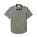 R.M.Williams Mens Parkes Regular Poplin S/S Shirt (SH201PS10) Sage Navy