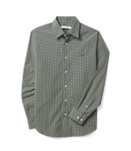 R.M.Williams Mens Parkes Regular Poplin L/S Shirt (SH200PS01) Sage Navy