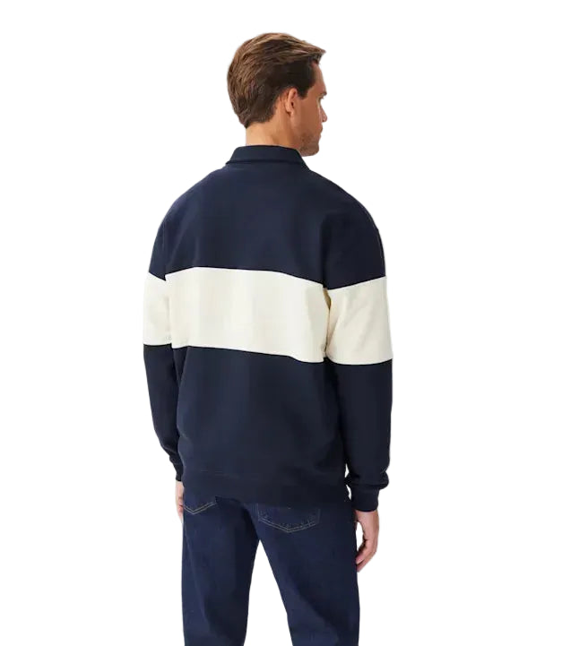 R.M.Williams Mens Heritage 1/4 Zip Jumper (KZU00BB01) Navy